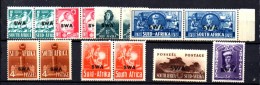 T369 -  SOUTH WEST AFRICA 1941,  8 Valori Con Gomma Da Ottima A Bicolore  *** - Afrique Du Sud-Ouest (1923-1990)
