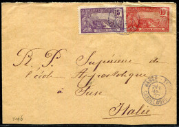 GUADELOUPE - N° 59 + 60 / LETTRE DE BASSE-TERRE LE 6/3/1907 POUR L´ITALIE - TB - Brieven En Documenten