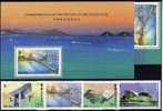 New Lantau-bridge 1997 Hongkong Stamps 815/8,BM+Block 53 10€ Architektur Wahrzeichen Bloc Architectur Sheet Bf Hong Kong - Hojas Bloque