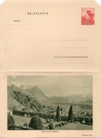 Liechtenstein Entier Postal Illustré - Ganzsachen