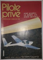 Revue Pilote Privé N°119 1983 Le Robin ATL - Aérostation - Hélicoptère - Vol à Voile-Parachutisme-Aviation Ultralégère - Aviation