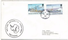 ANTARTIDA BRITISH ANTARCTIC TERRITORY BASE ROTHERA SELLOS  BUQUE POLAR - Navi Polari E Rompighiaccio