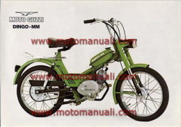 Moto Guzzi Dingo 50 MM 1975 Depliant Originale Genuine Brochure Prospekt - Engines