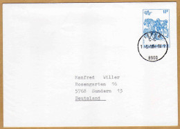 Enveloppe Cover Brief Entier Postal Ieper C-C à Sundern Deutsland - Omslagen