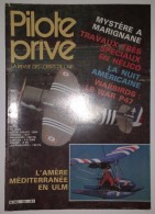 Revue Pilote Privé N°125 1984 La Méditerranée En ULM - Hélicoptère - Vol à Voile - Parachutisme - Aviation Ultralégère - Luchtvaart