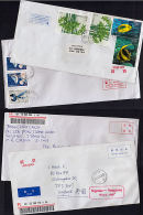 B0291 CHINA 2011 & 2012, 2 Registered Commercial Covers To UK - Brieven En Documenten