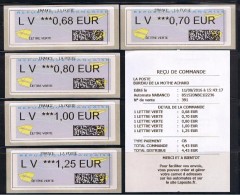 5 ATMs, NABANCO, Bogue Au TARIF 2016, LV Sur Toutes Les Valeurs, PAPIER Avions, COINS Pts ARRONDIS, N° 33 DU MICHEL, - 2000 « Avions En Papier »