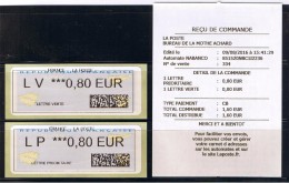 ATM, NABANCO, LV0.80, Bogue Du TARIF2016, LV Sur Toutes Les Valeurs, PAPIER Avions, COINS Gds ARRONDIS, N° 55 DU MICHEL, - 2000 « Avions En Papier »