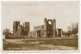 The Cathedral, Elgin, 1932 Postcard - Moray