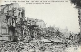 Le Cataclysme Sicilien Nuit Du 27-28 Décembre 1908 - Messine - Aspect Des Ruines - Carte E.L.D. Non Circulée - Catastrophes