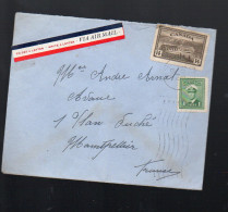 Lettre Canada 1945 AVEC DEUX TIMBRES (PPP3886) - Briefe U. Dokumente