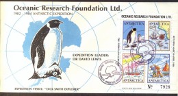 ANTARCTICA - EXPEDITION  VESSEL - FD - 1982 - RARE - Expediciones Antárticas