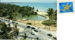 BRASIL  BRASILE  MACEIÓ ALAGOAS  Jatiuca Beach  Portugal Nice Stamp - Maceió