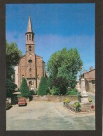 MONTREDON-LABESSONNIE -La Place De L´Eglise ( Monument Aux Morts   ) - Montredon Labessonie