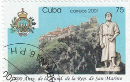 Cuba 2001 - 1 Stamp Used - Used Stamps