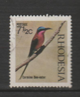 RHODÉSIE  N°205  Carmine - Colibris