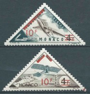 Monaco - 1956 - Timbres Taxe Surchargés 1933  - N° 459/460   - Neufs ** -  MNH - Nuevos
