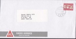 Greenland RAS RADIO SERVICE, JULIANEHÅB 1990 Cover Brief TÅSTRUP Denmark - Cartas & Documentos