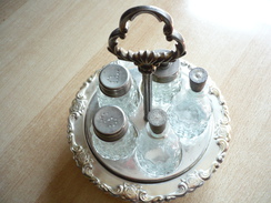 Tischkabinett  Öl, Essig, Senf, Salz Und Pfeffer  (159) - Glass & Crystal