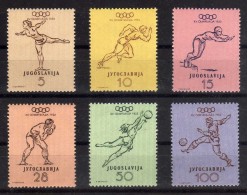 1952 - Yugoslavia - JJOO De Helsinsky - Sc. 359-364 - MNH - YU-052 - 02 - Ete 1952: Helsinki