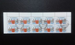 RUSSIA 2003 MNH (**)YVERT 6729 La Ville De La Russie.Krasnoyarsk Blok Of 10 - Oblitérés