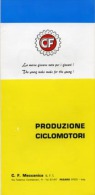 CF CICLOMOTORI PRODUZIONE 1969 Depliant Originale Genuine Motorcycle Factory Brochure Prospekt - Motorräder