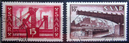 SARRE                N° 337/338              OBLITERE - Used Stamps