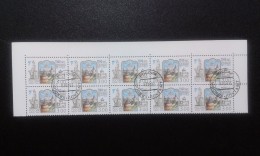 RUSSIA 2002 MNH (**)YVERT 6728La Ville De La Russie.Pskov .bloc Of 10... - Used Stamps
