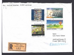 150026058  ONU  YVERT Nº  127/8 + 151/4  CARTA/LETTER - Maximumkarten