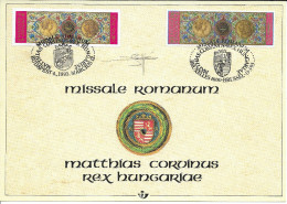 Carte Souvenir 2492HK; Carte Missale Romanum, Et Dédicacée Par Jacques Doppée. - Cartes Souvenir – Emissions Communes [HK]