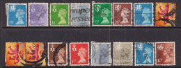 GB QE2  Selection Of 16 X Regional Stamps In Various Conditions. ( E324 ) - Ohne Zuordnung