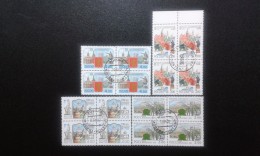 RUSSIA 2003-2005 MNH (**)YVERT 6888 La Ville De La Russie.Kaliningrad Krasnoyarsk..Pskov.Novossibirsk . ...4x4 - Oblitérés