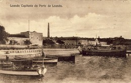 ANGOLA, LUANDA, LOANDA, Capitania Do Porto De Loanda (1929), 2 Scans - Angola