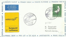 '    ERST FLUG ANKARA - BEJRUT 1972 - Poste Aérienne