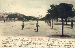ANGOLA, LUANDA, LOANDA, Rua Salvador Correia (1910), 2 Scans - Angola