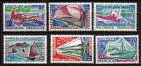 Polynésie N°  36 / 41 Luxe ** - Unused Stamps