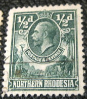Northern Rhodesia 1925 King George V 0.5d - Used - Rodesia Del Norte (...-1963)