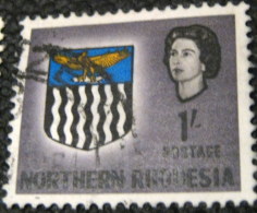 Northern Rhodesia 1963 Coat Or Arms 1s - Used - Northern Rhodesia (...-1963)