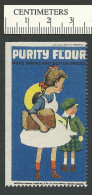 C08-19 CANADA Purity Flour Ca1915 Advertising Poster Stamp 7 MHR - Local, Strike, Seals & Cinderellas