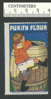 C08-23 CANADA Purity Flour Ca1915 Advertising Poster Stamp 12 MHR - Local, Strike, Seals & Cinderellas