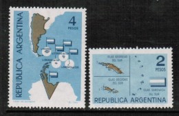 ARGENTINA   Scott # 757-8* VF MINT LH - Unused Stamps