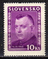 SLOWAKEI 1945 - MiNr: 161  * / MH - Nuovi