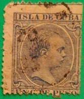 ISLA DE CUB A. USADO - USED. - Cuba (1874-1898)