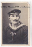 TORPEDOBOOT TORPEDOBOOTS HALBFLOTILLE - TORPILLEUR - MATROSE MATELOT - CARTE PHOTO MILITAIRE - Characters