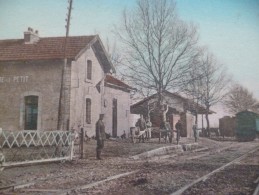 CPA 51 Marne Saint-Hilaire-le-Petit La Gare Train édition Allemande Bahnof - Autres & Non Classés