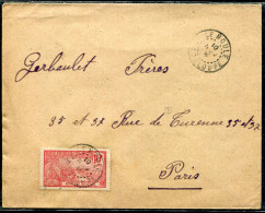 GUADELOUPE - N° 59 / LETTRE DU MOULE LE 10/11/1913 POUR PARIS - TB - Storia Postale