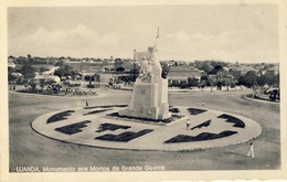 ANGOLA, LUANDA, Monumento Aos Mortos Da Grande Guerra, 2 Scans - Angola