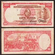 * URUGUAY - 100 Pesos (1967) VF (pick#43c) - Uruguay