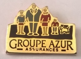 Pin´s -  Groupe Azur - Assurances - - - Banques