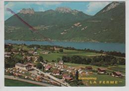 Cpm 743603 Faverges Lac D'annecy , Camping La Ferme Le Lac Et Les Dents De Lanfon - Faverges